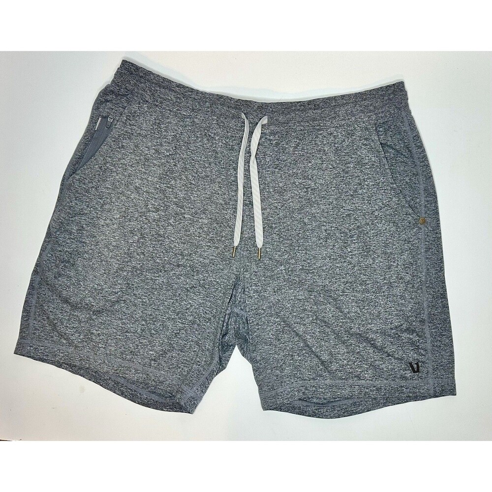Vuori Mens Shorts Sunday Performance Charcoal Heather Grey
